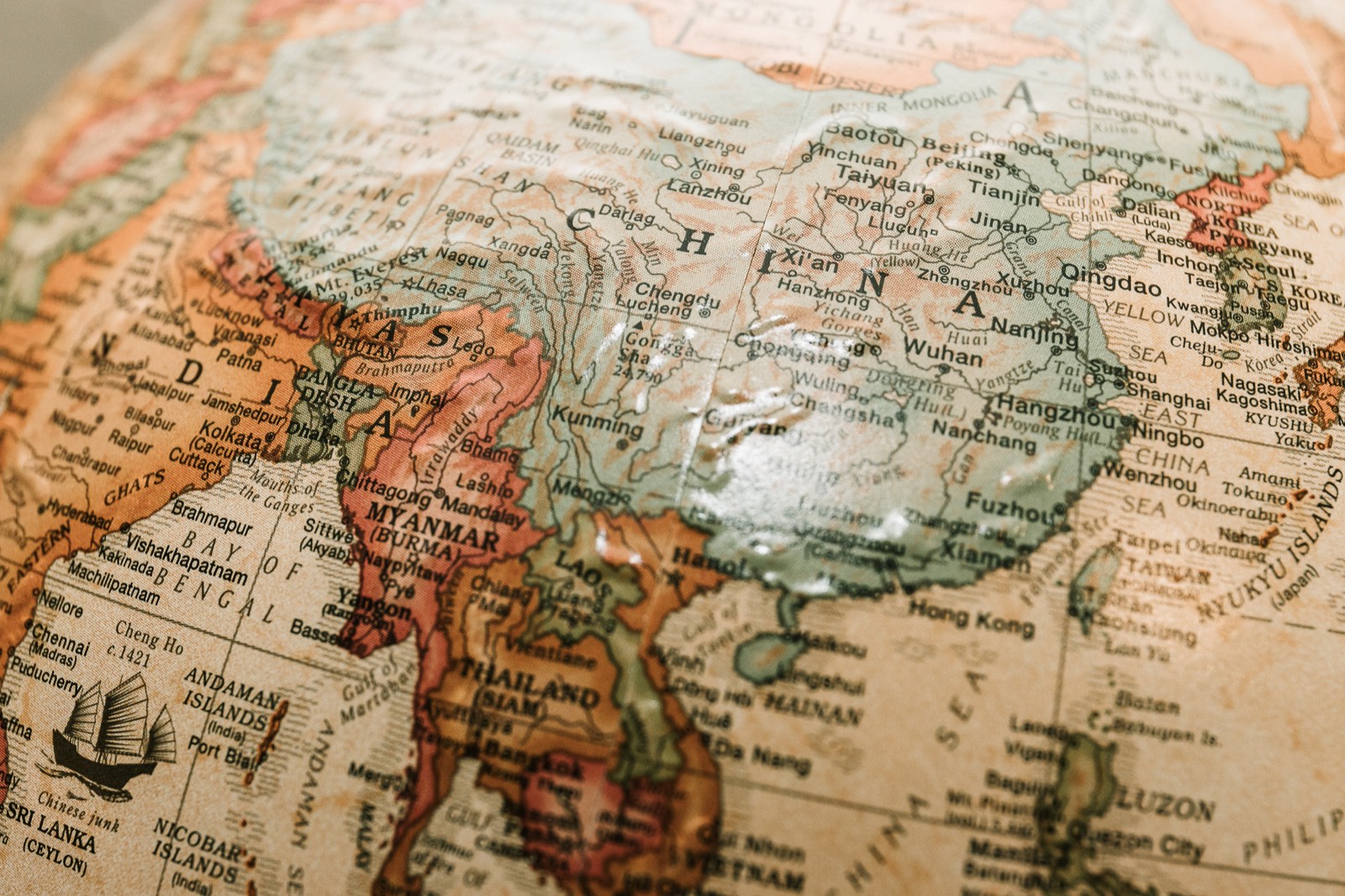 Mapa antiguo del mundo